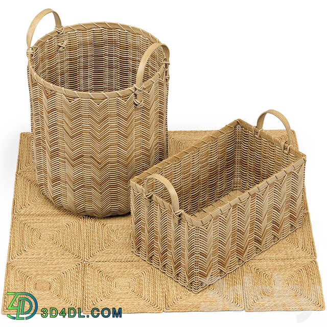 Petaluma Basket Seagrass Squares Rug
