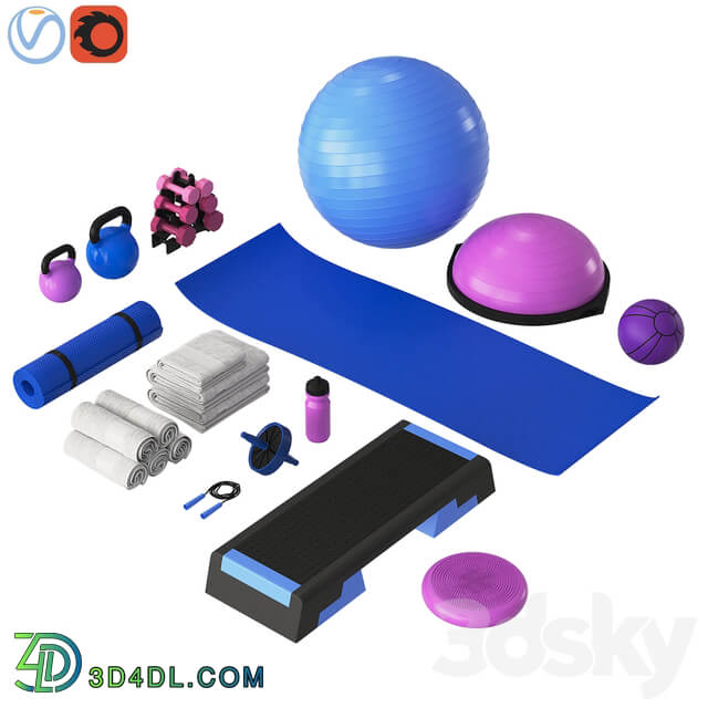 Home fitness set