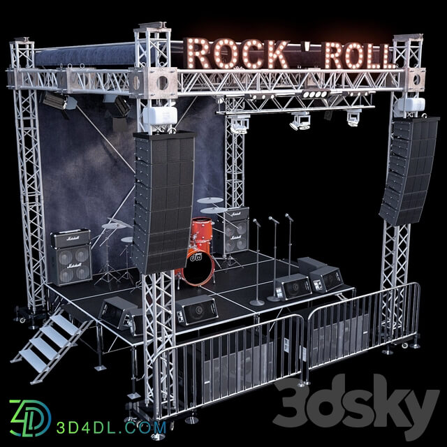 JC Mini Concert Stage 2 Other 3D Models
