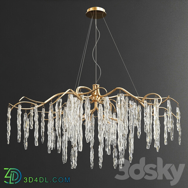 Willow chandelier Pendant light 3D Models