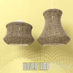 Woven lamp Pendant light 3D Models 