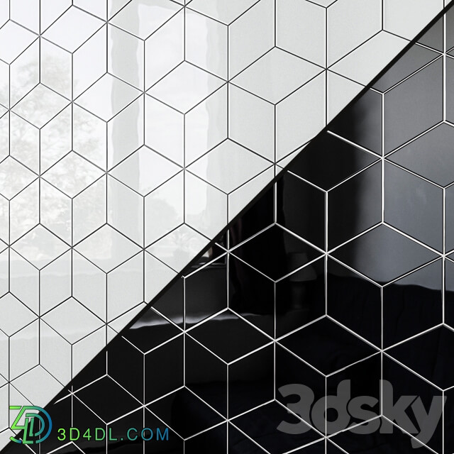 Ceramic wall tile EQUIPE RHOMBUS Wall 7 colors