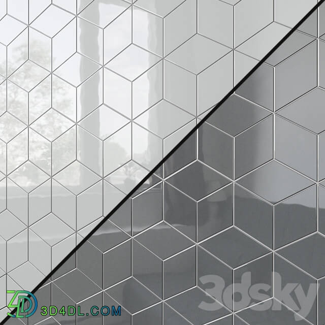 Ceramic wall tile EQUIPE RHOMBUS Wall 7 colors