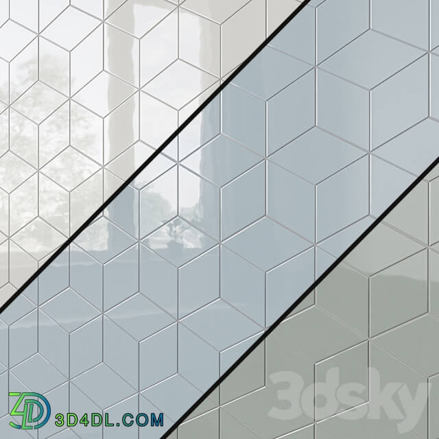 Ceramic wall tile EQUIPE RHOMBUS Wall 7 colors