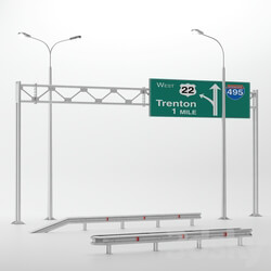 Highway kit 3D Models 