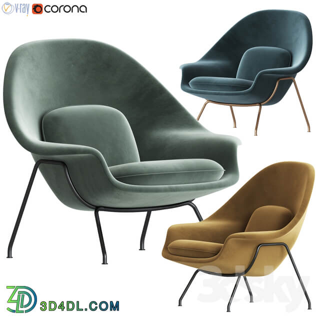 Knoll saarinen womb chair