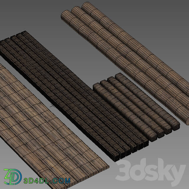 Miscellaneous timber logs 