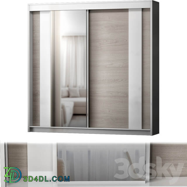 Wardrobe Display cabinets Modern 2 Door Sliding Wardrobe Hokku Designs Colou