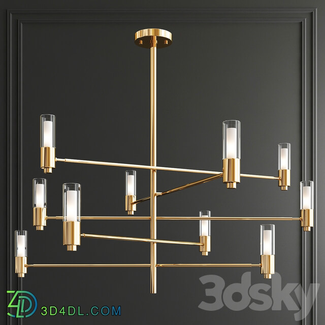 Level chandelier Pendant light 3D Models