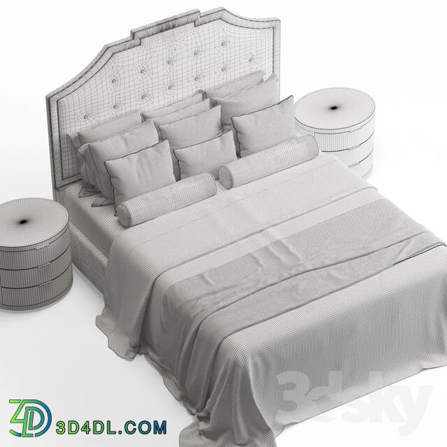 Bed Upholstered Rectangular Bed
