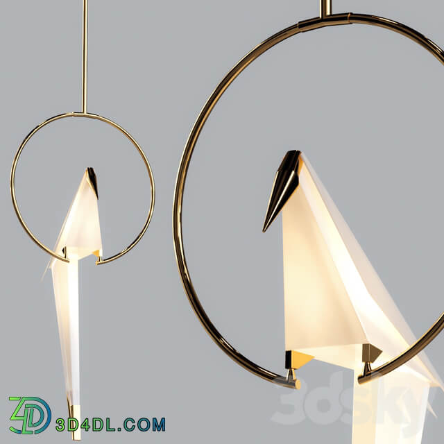 Perch light chandelier Pendant light 3D Models