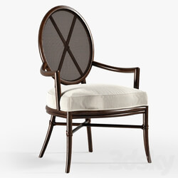 Oval X Back Chair 