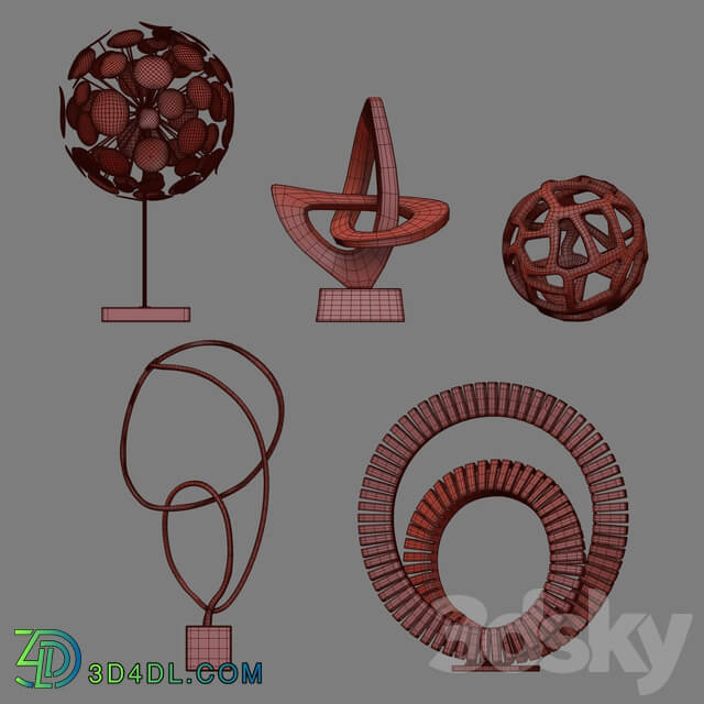 Decor Set 40 3D Models