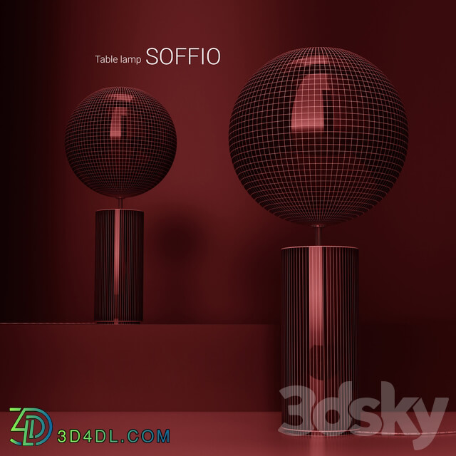 Giopato Coombes Bolle Soffio table lamp