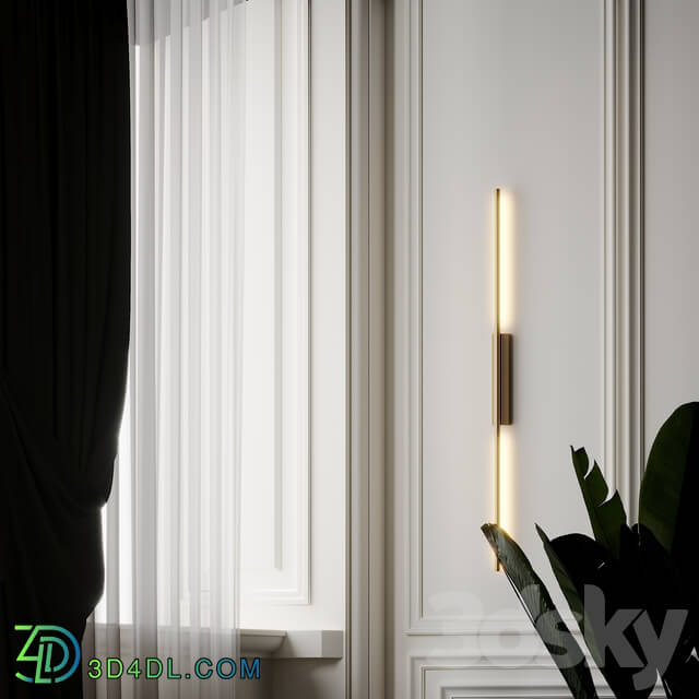 LINK Double Reading Wall Lamp 3D Models