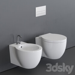 Ceramica Cielo Easy Evo Wall Hung WC 