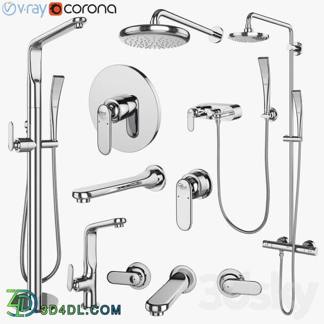 Mixers and showers GROHE Veris set 70