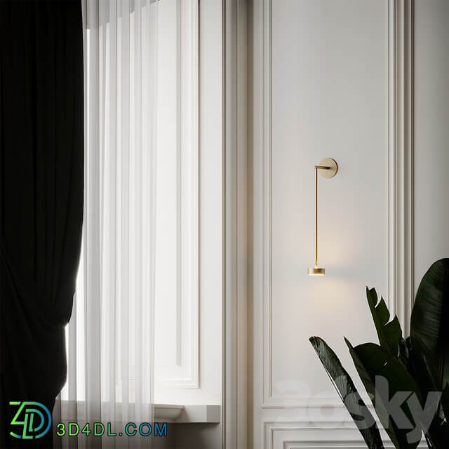 Softspot wall sconce by Giopato Coombes 3D Models