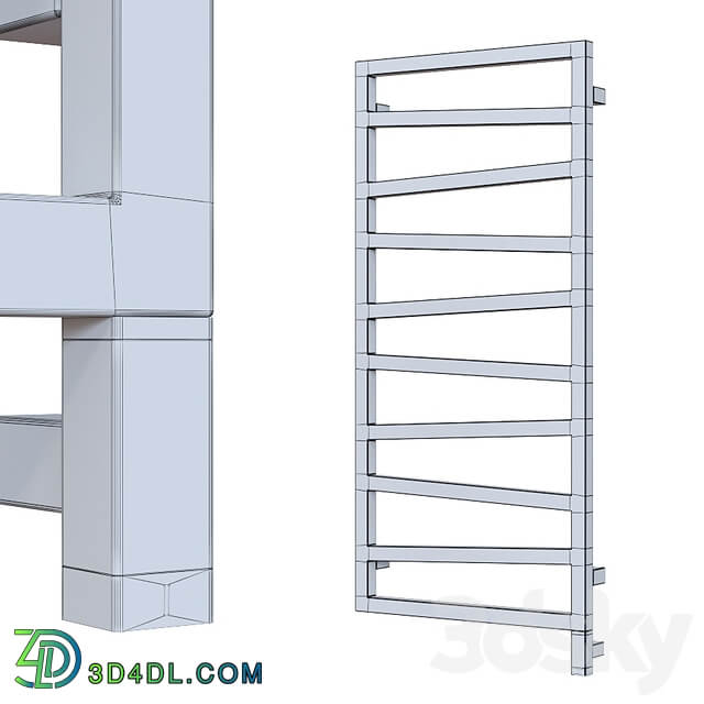 Heated towel rail Terma ZigZag 6 sizes .