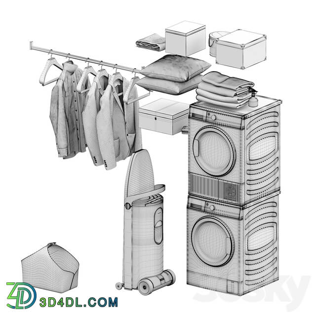 Bathroom accessories LAUNDRY SET Fisher Paykel Miele 