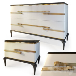 Sideboard Chest of drawer Chest and nightstand Dilan. Dresser bedside table by AR Arredamenti 