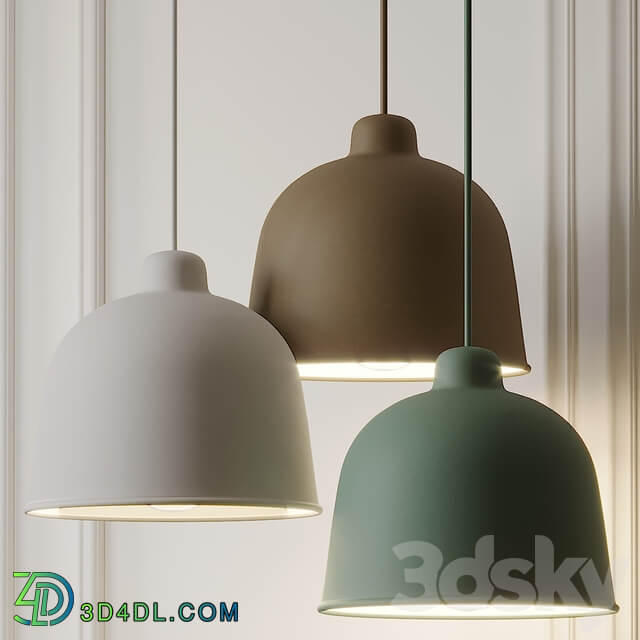 Grain Pendant by Muuto Pendant light 3D Models