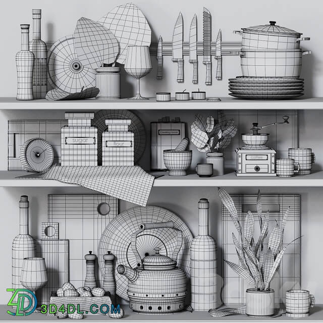 Kitchen decorative set