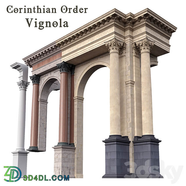 Corinthian Order Vignola Column