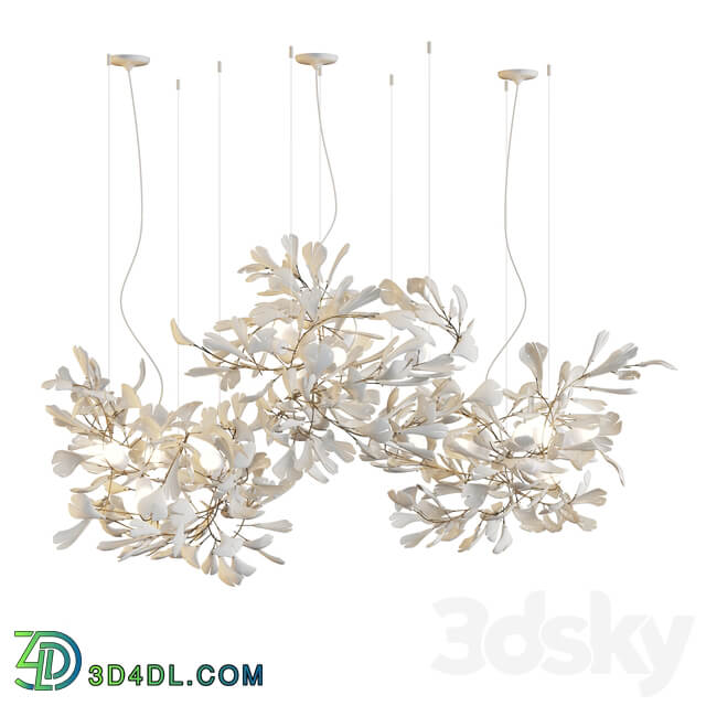 Andreea Braescu Chandelier GINKGO C 117 Pendant light 3D Models