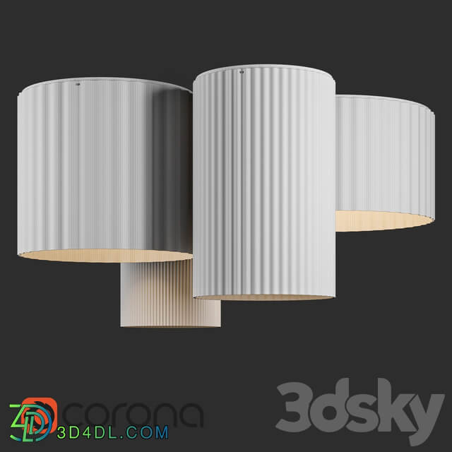 KUNDALINI GIASS Ceiling lamp 3D Models