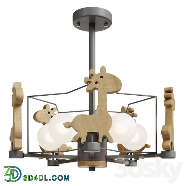 Giraffe Lampatron Pendant light 3D Models