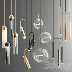 Four Hanging Lights 49 Exclusive Pendant light 3D Models 