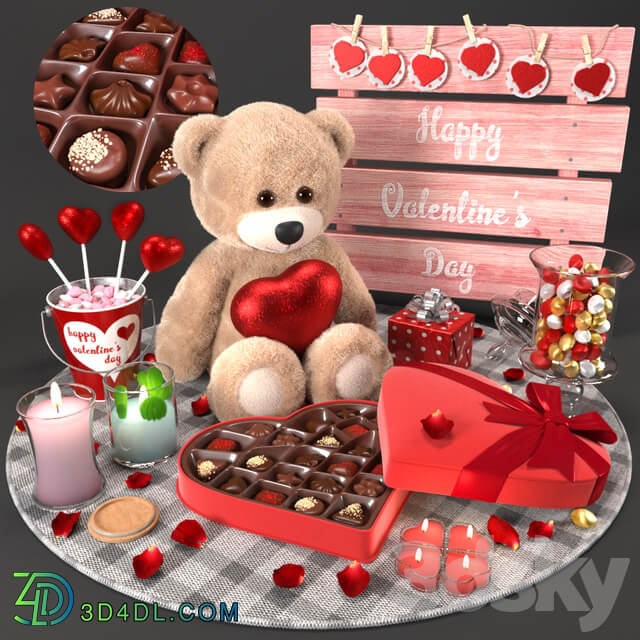 Valentine set