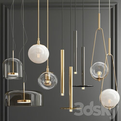 Four Hanging Lights 50 Exclusive Pendant light 3D Models 