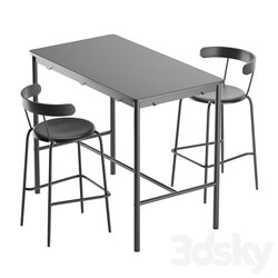 Table Chair Bar stool Yngvar Ikea and table Tommarud 