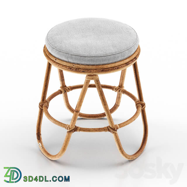 Skye Rattan Stool