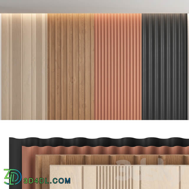 Wood panels set3