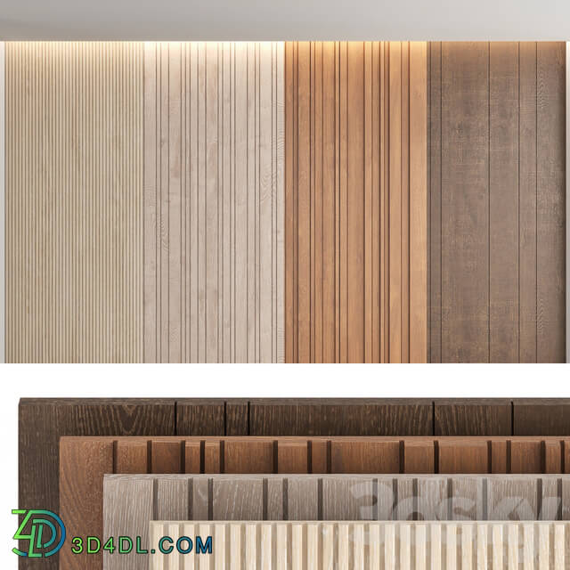 Wood panels set5