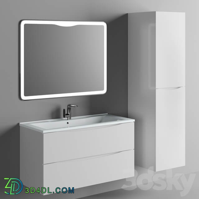 Washbasin cabinet BelBagno Marino 100