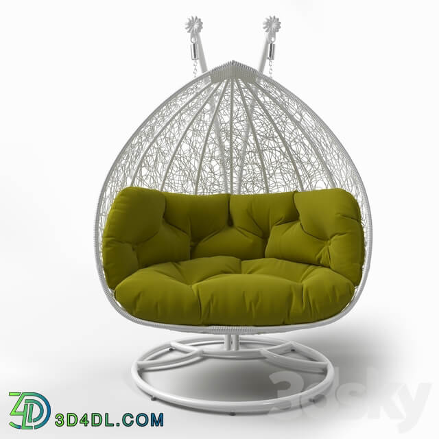 Double cocoon chair Other 3D Models
