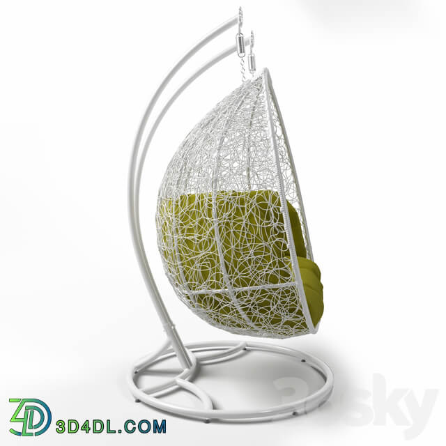 Double cocoon chair Other 3D Models