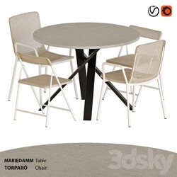 Table Chair IKEA TORPARÖ chairs and MARIEDAMM table 