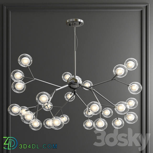 Giffin Minosi Bubbles Chandelier 3 type Pendant light 3D Models