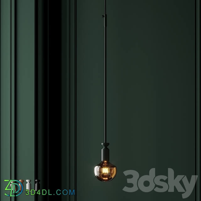 FILD and Plumen STICK Lamp Pendant light 3D Models