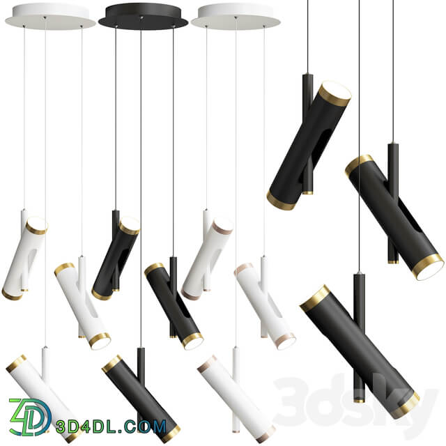 Favorite Duplex 2323 6P 2323 6P 2323 6P Pendant light 3D Models