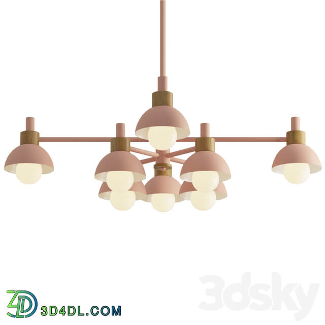 Chandelier FANTA A 8 Anzazo Lampatron Pendant light 3D Models