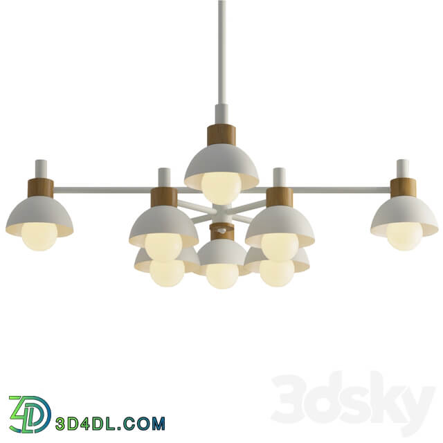 Chandelier FANTA A 8 Anzazo Lampatron Pendant light 3D Models