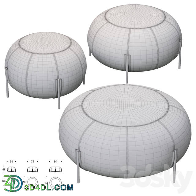 GEO Pouf by Saba Italia