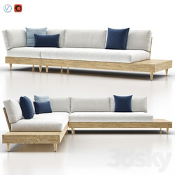 Portside Outdoor Low Sectional 