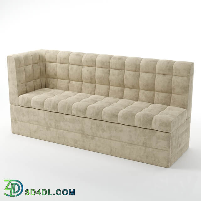 Sofa kitchen corner Breeze velveteen green and beige